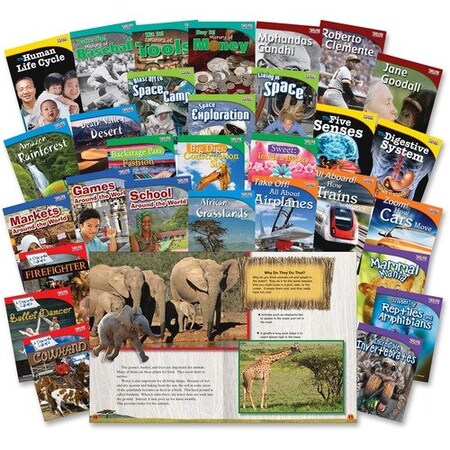 Shell Education Teacher Created Materials Informational Text Set, Grade 4, 30 BK/ST, 30PK SHL18389
